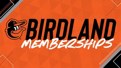 orioles birdland membership portal